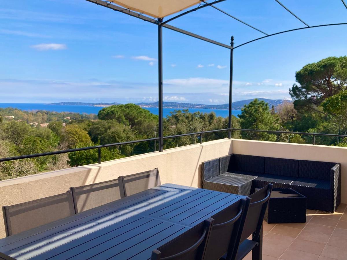 Les Restanques Vue Mer Pressoir 3131 Grimaud Exterior photo